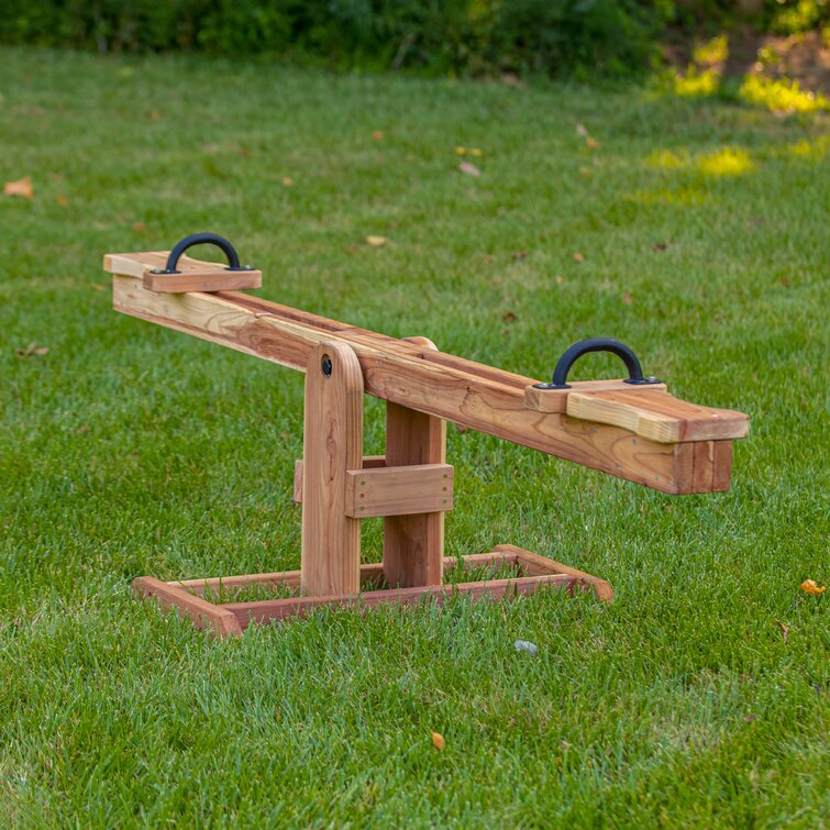 Wooden on sale see saw